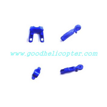 SYMA-S107N helicopter parts fixed set for tail decoration set and tail support pipe (blue color) - Click Image to Close